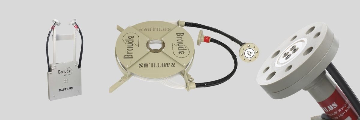 Nautilus hardware and other modules against a white background