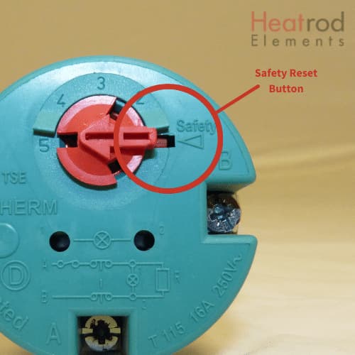 FAQ Reset button Cotherm TSE00187 Thermostat