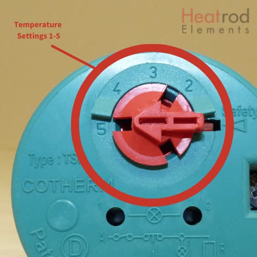 FAQ Temperature settings Cotherm TSE00187 Thermostat