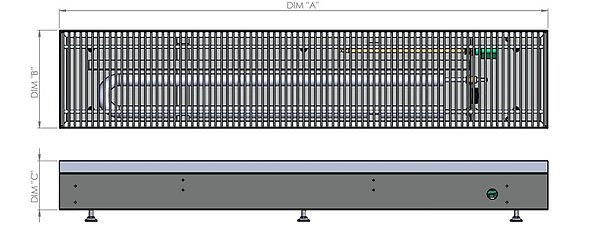 Trench Heater dimensions